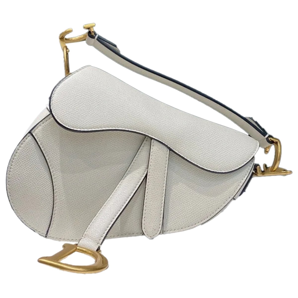 Saddle leather handbag