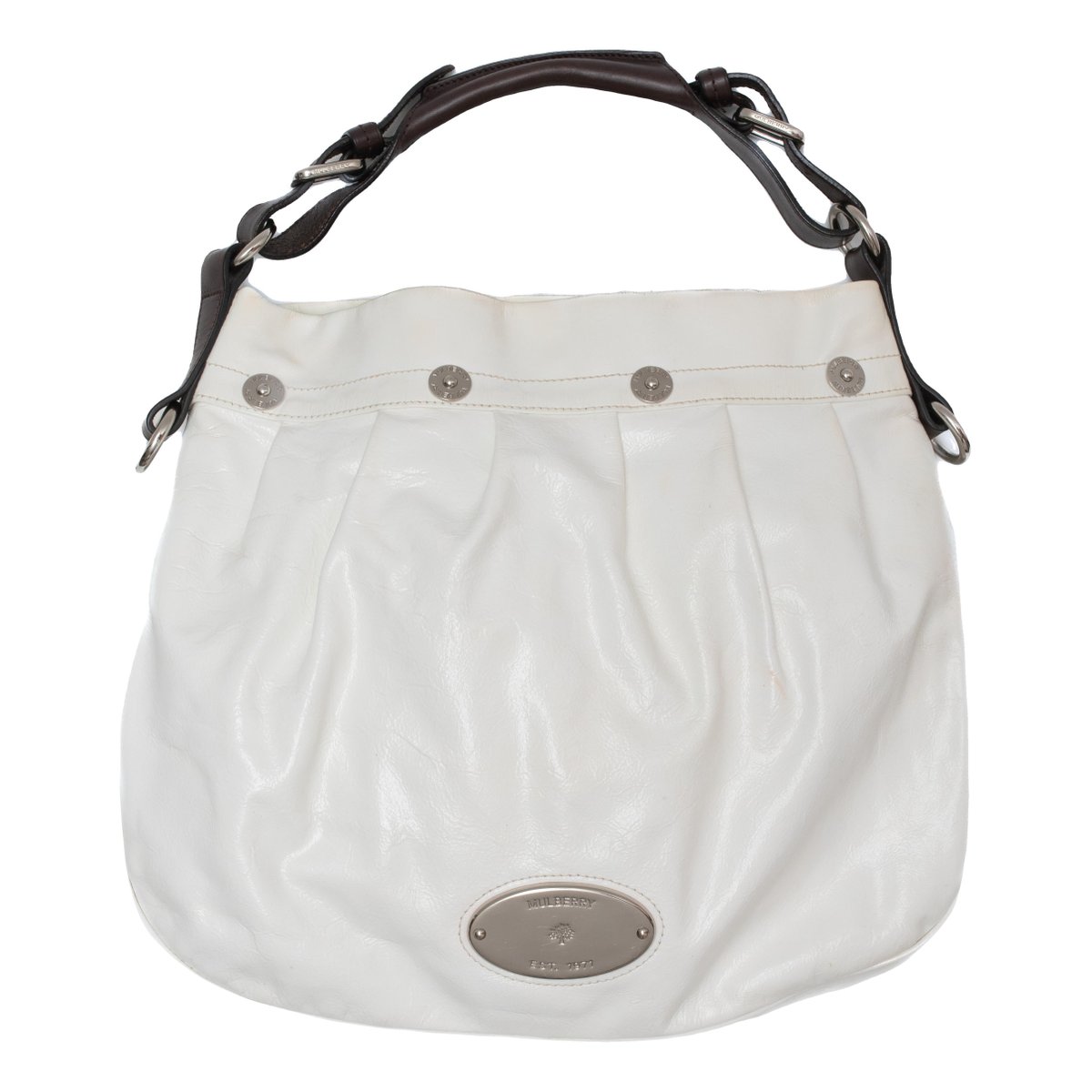 Mitzy patent leather handbag
