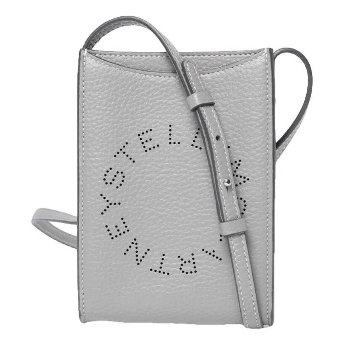 Logo vegan leather crossbody bag