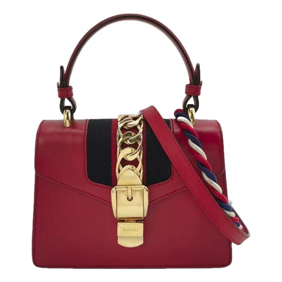 Sylvie Top Handle leather handbag