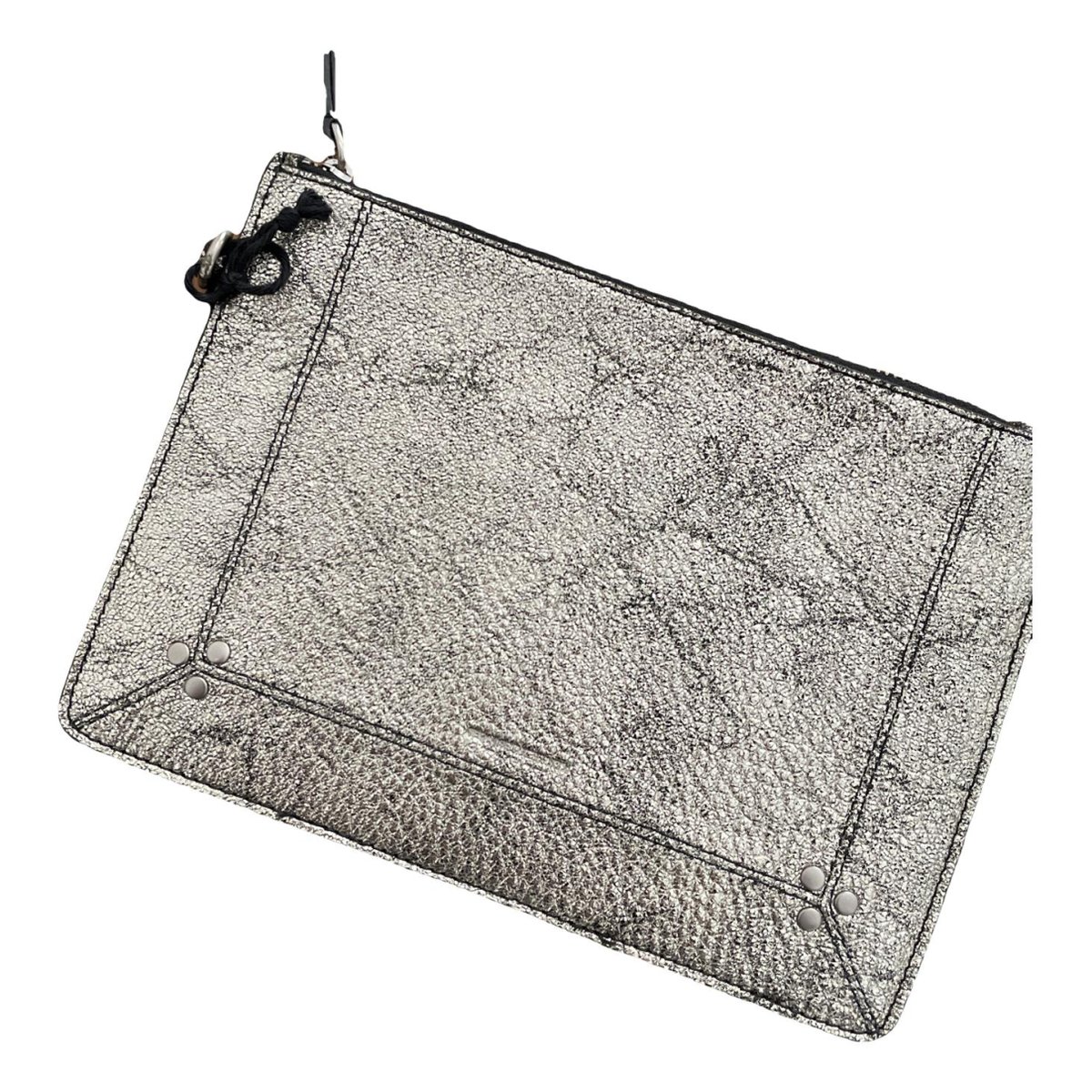 Popoche leather clutch bag