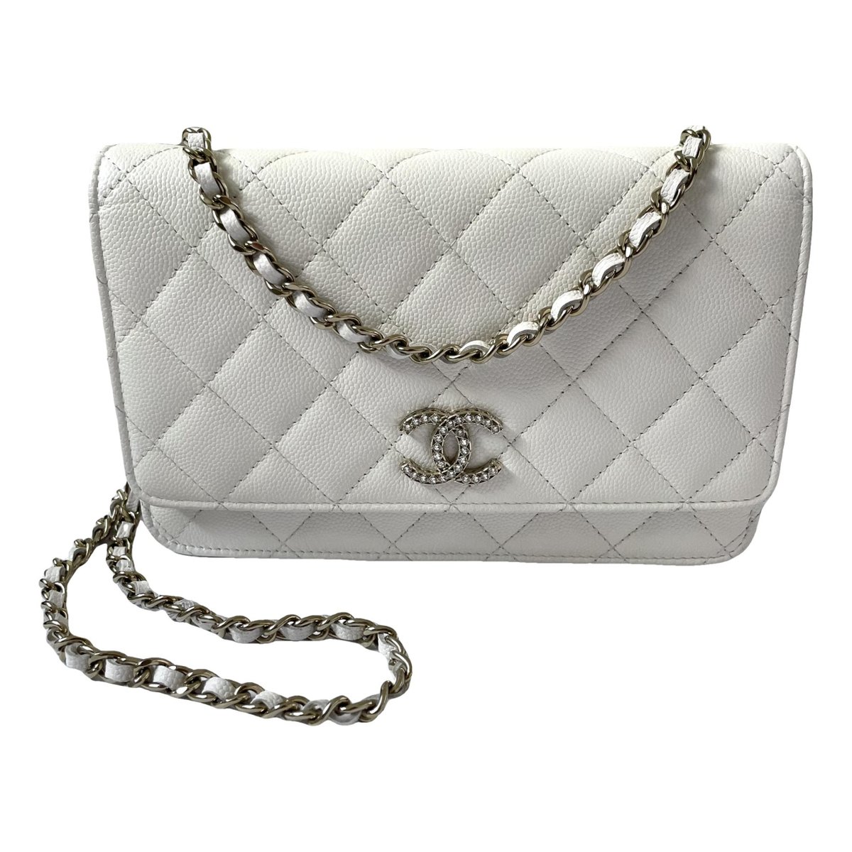 Trendy CC Wallet on Chain leather crossbody bag