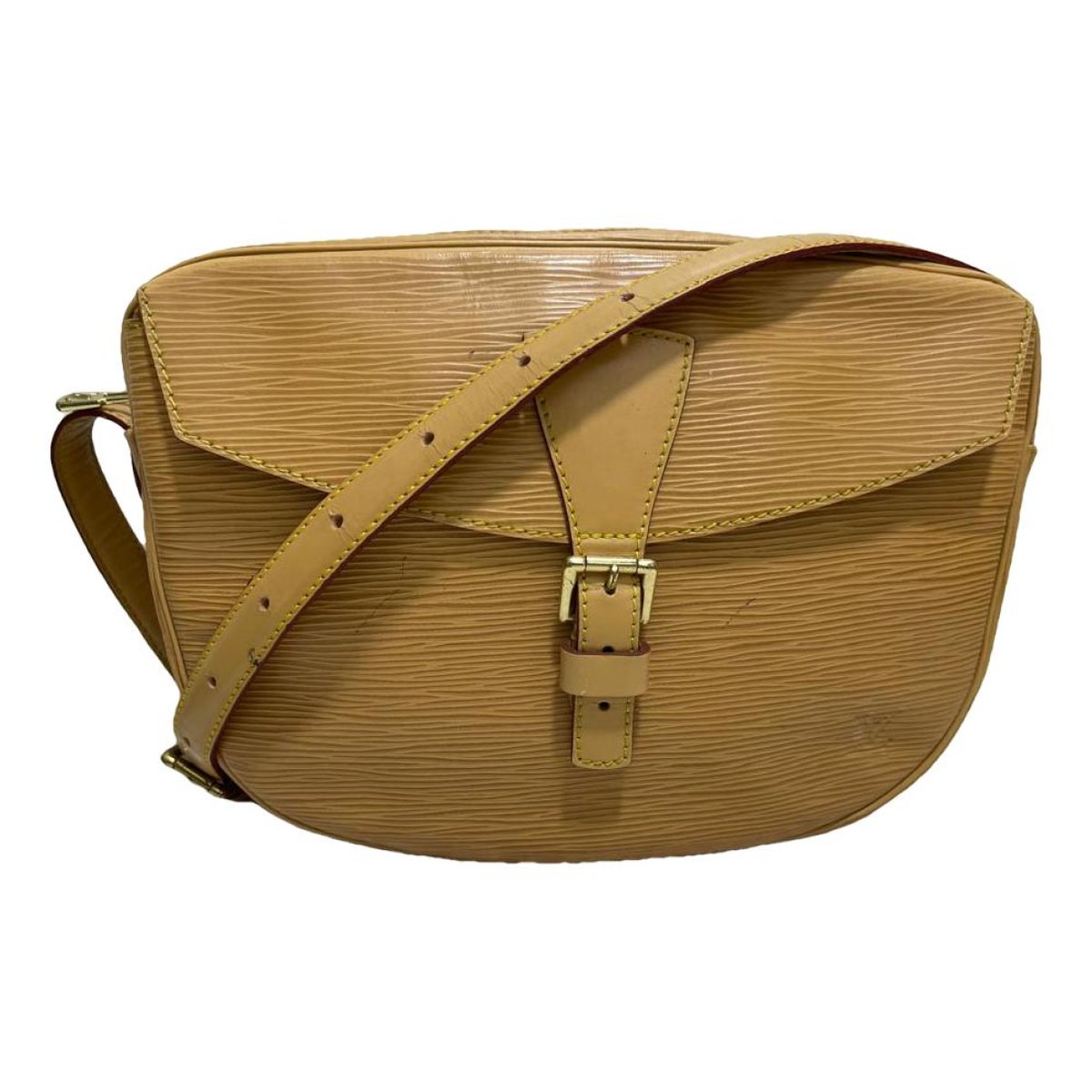 Jeune fille leather crossbody bag