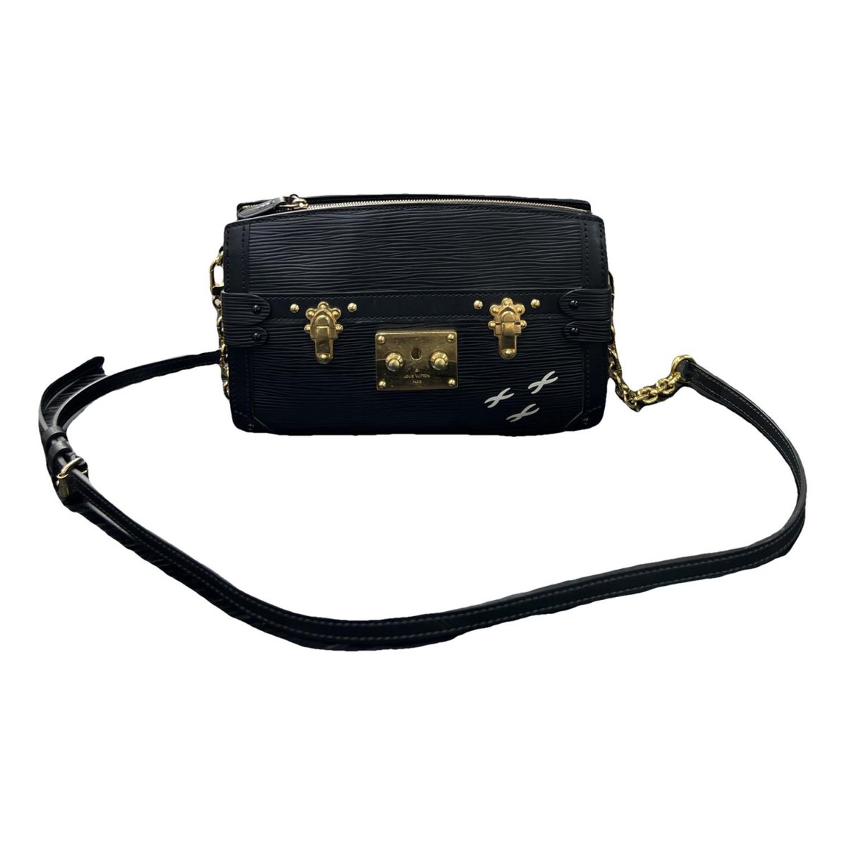Pochette Trunk leather handbag