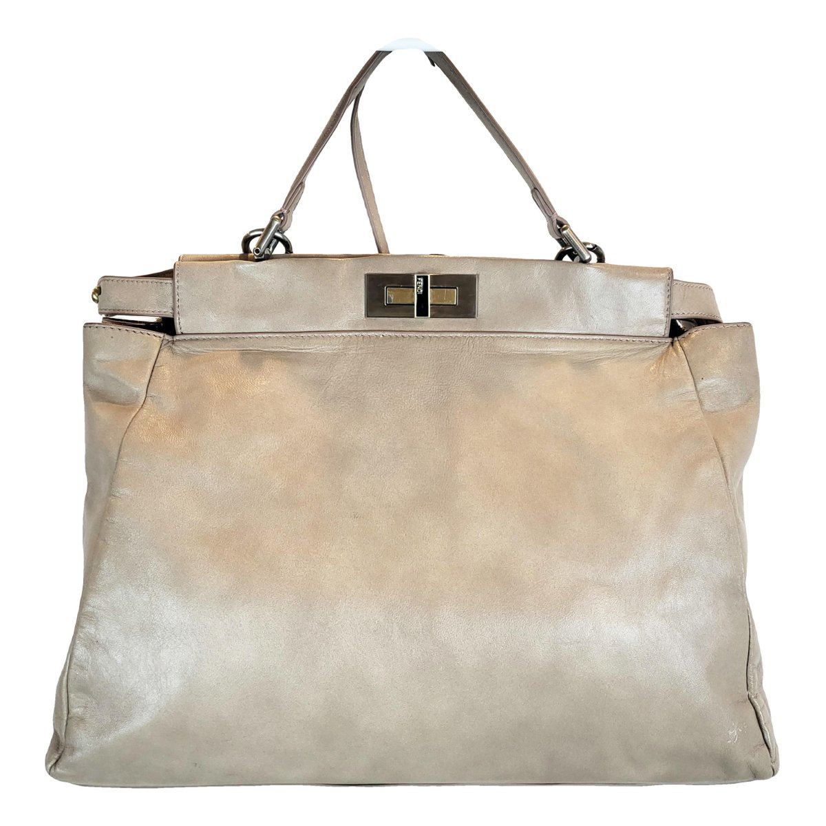 Peekaboo leather handbag