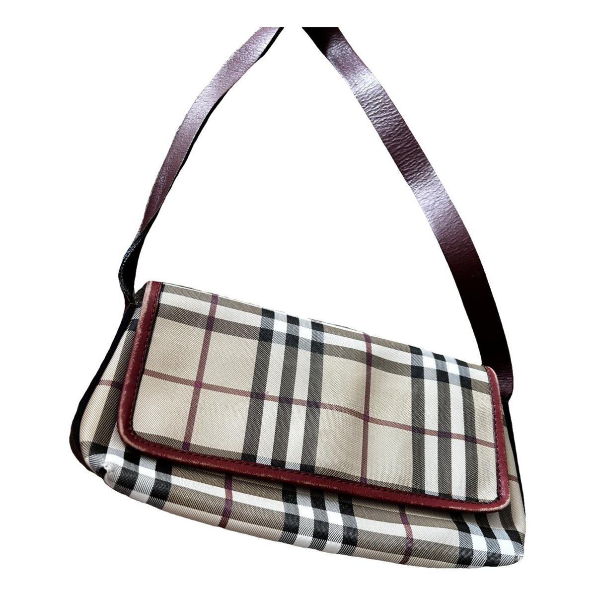 TB leather handbag
