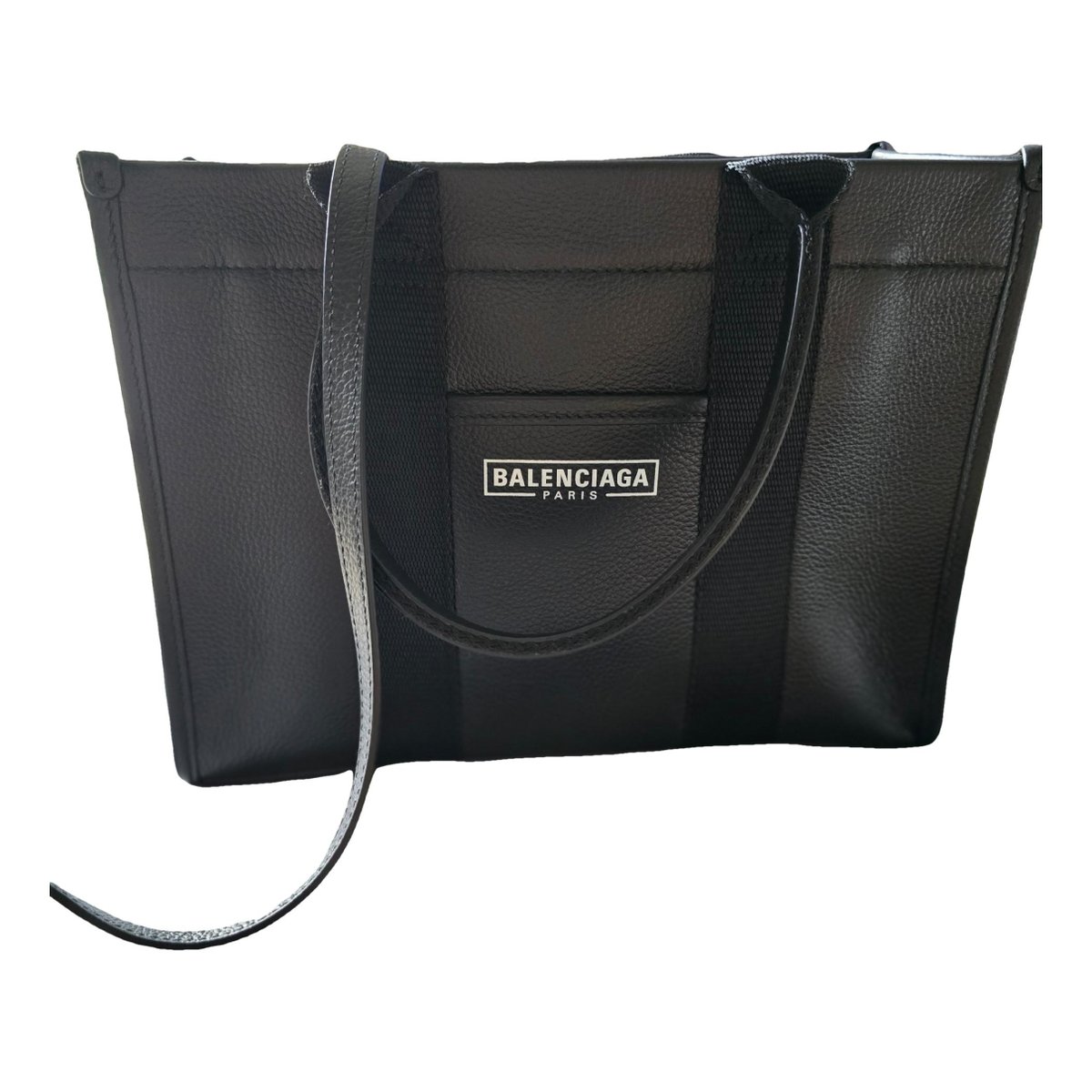 Hardware leather crossbody bag