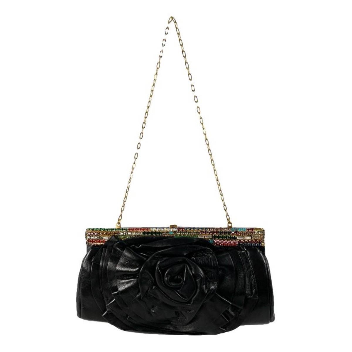 Bloomy Stud leather handbag