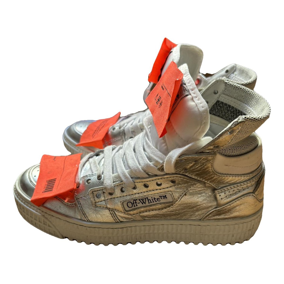 Off-Court leather trainers