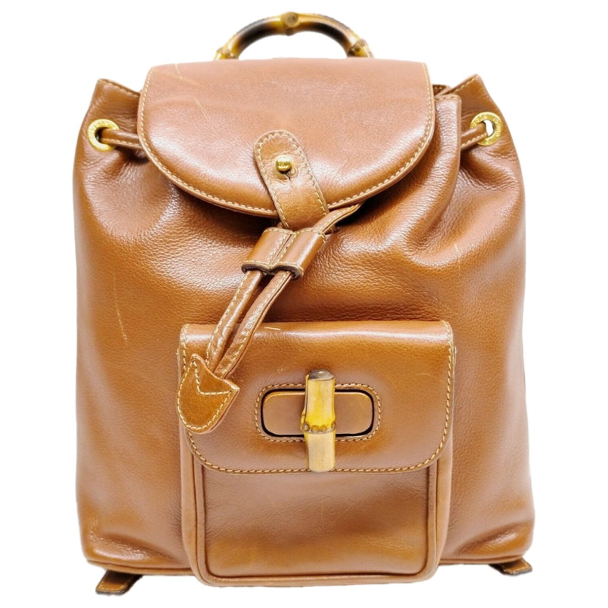 Bamboo leather backpack