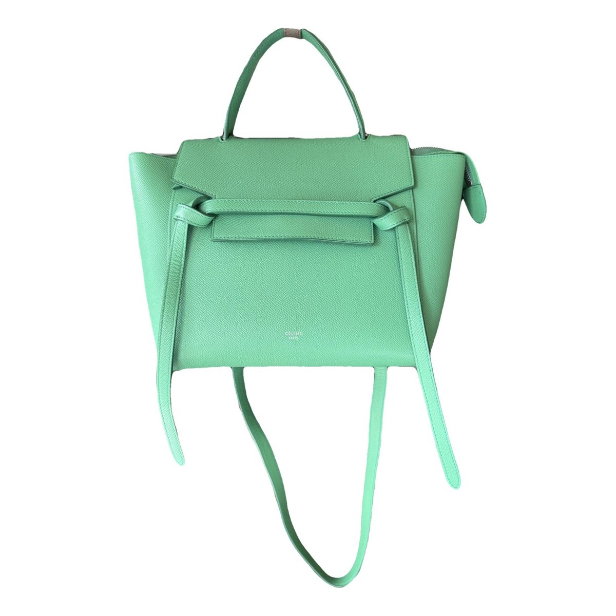 Belt leather handbag