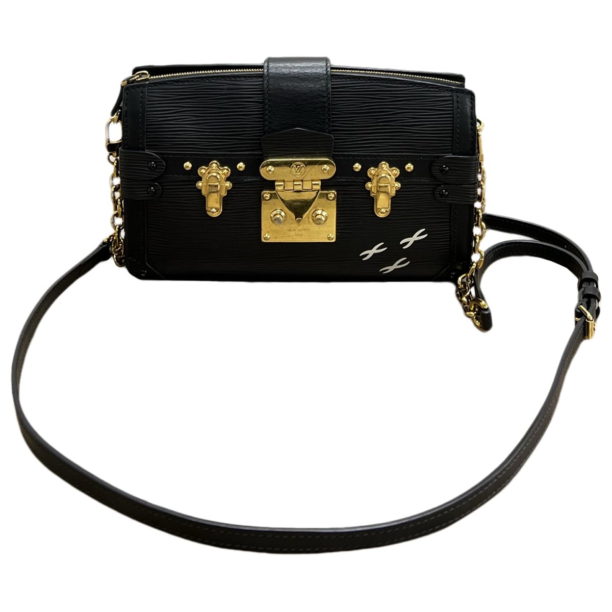 Pochette Trunk leather crossbody bag