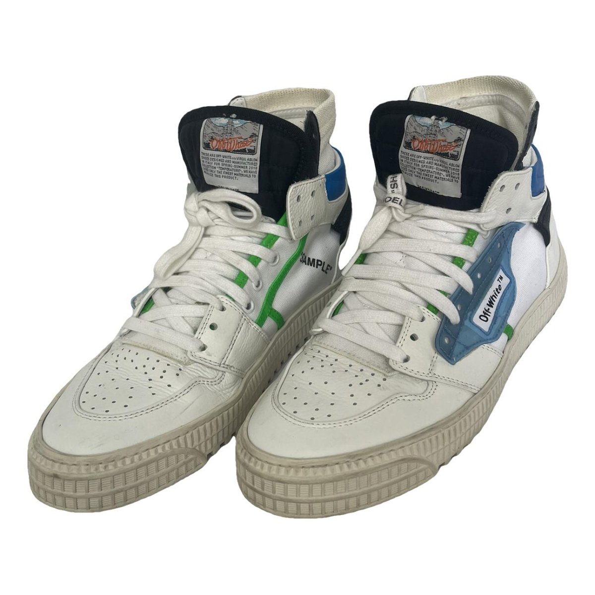 Off-Court leather trainers