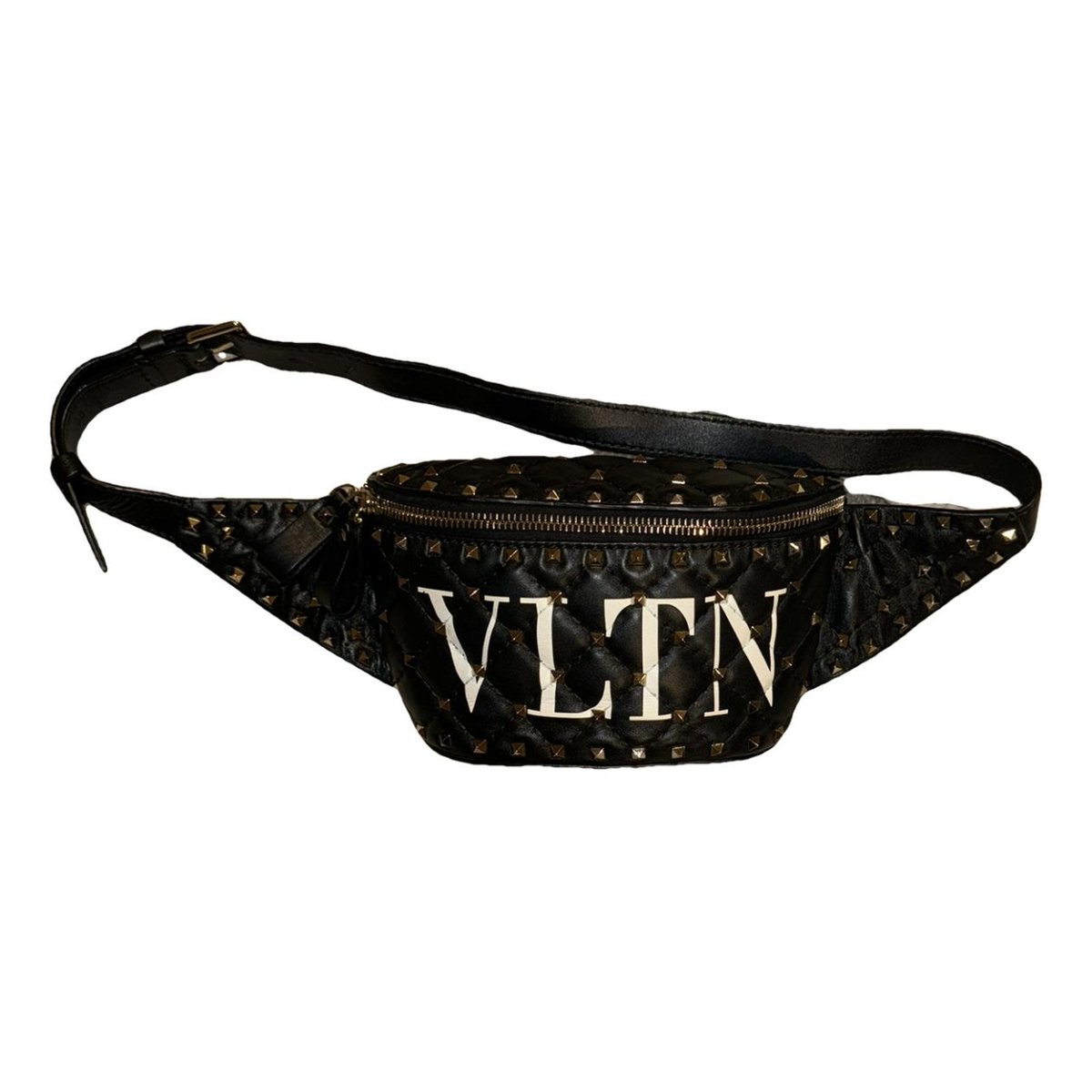 Rockstud spike leather handbag