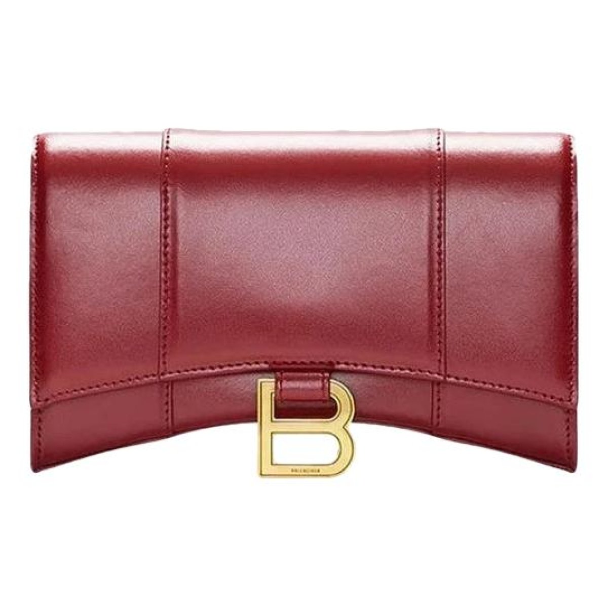 Wallet On Chain B leather crossbody bag