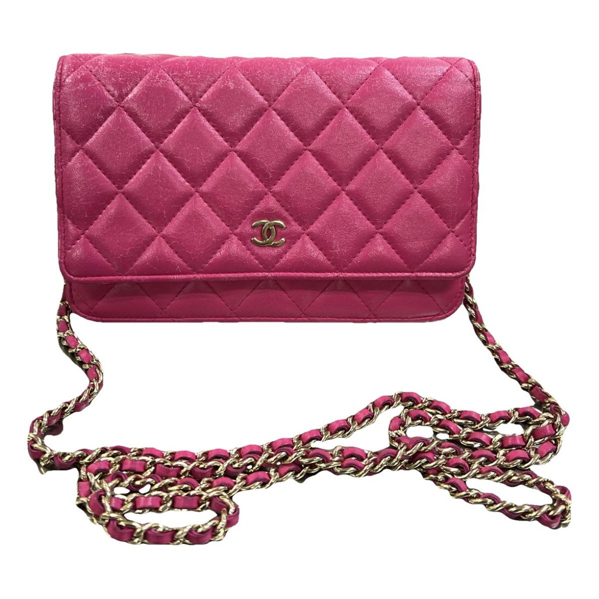 Wallet On Chain Timeless/Classique leather crossbody bag