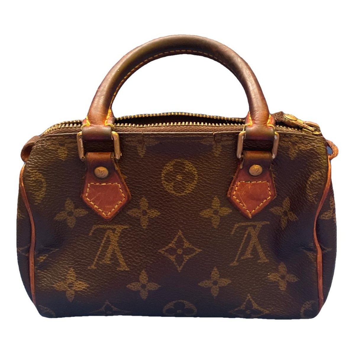 Nano Speedy / Mini HL leather handbag