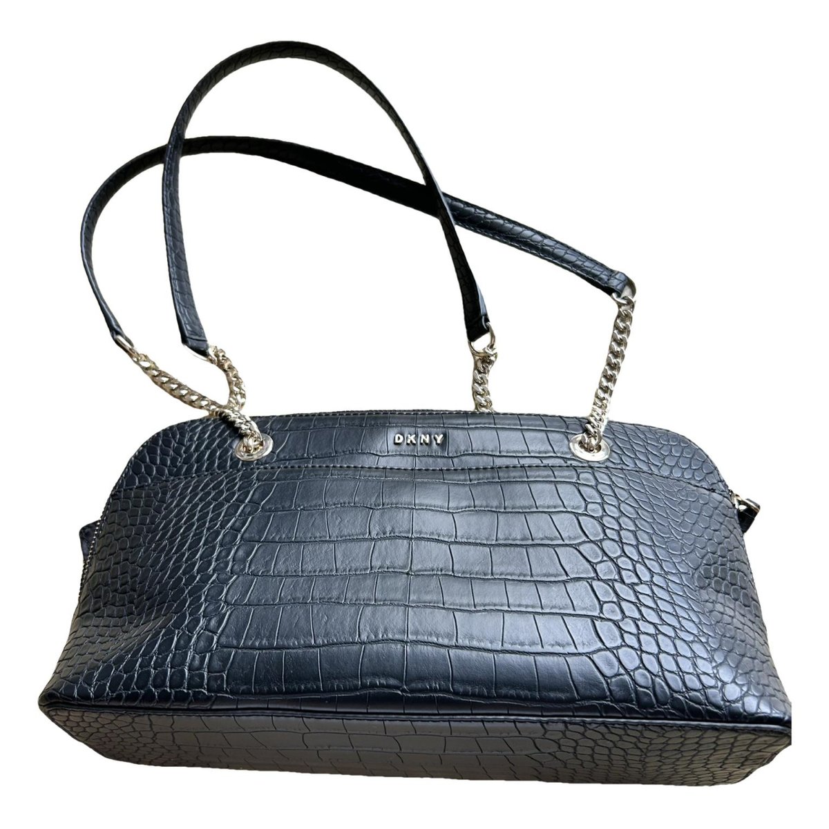 Patent leather handbag