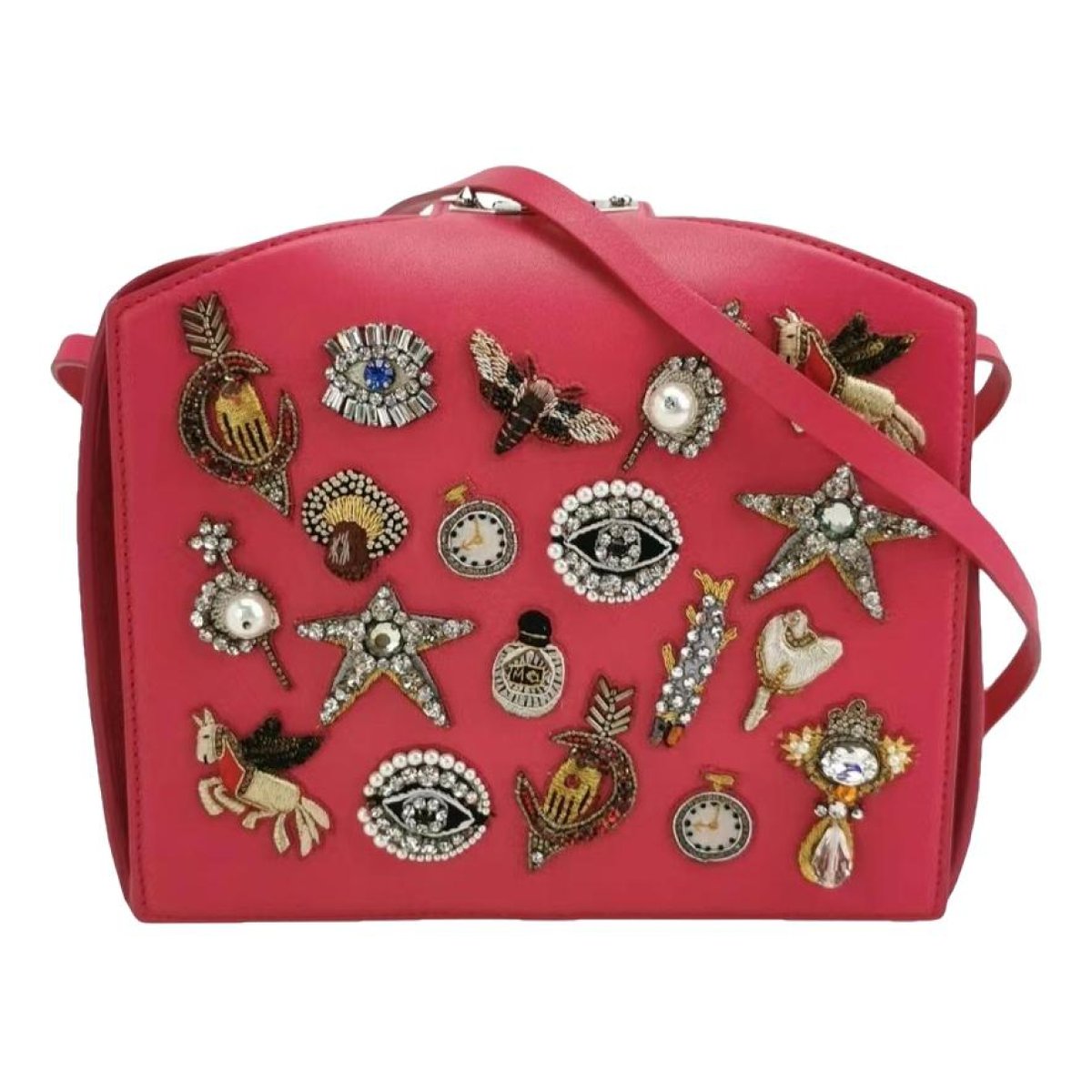 Box 19 silk crossbody bag