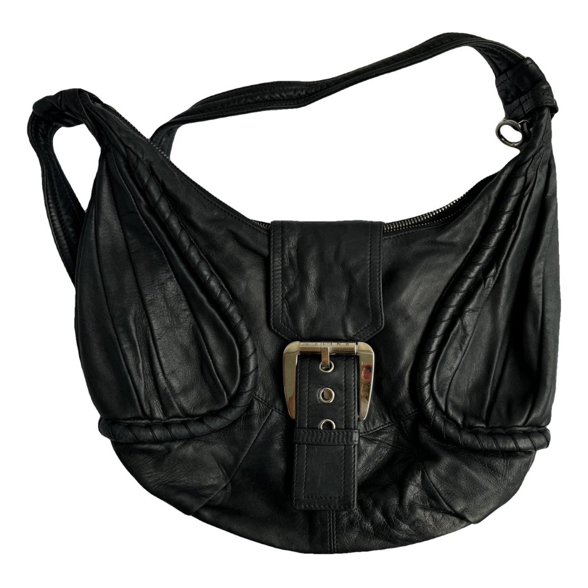 Hobo leather handbag