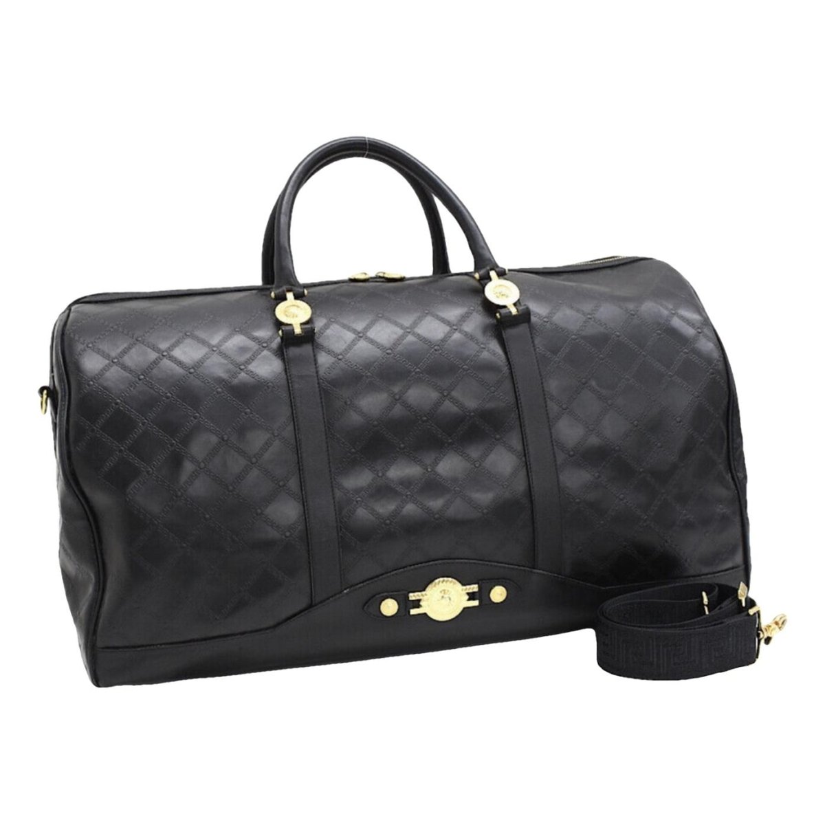 Leather travel bag