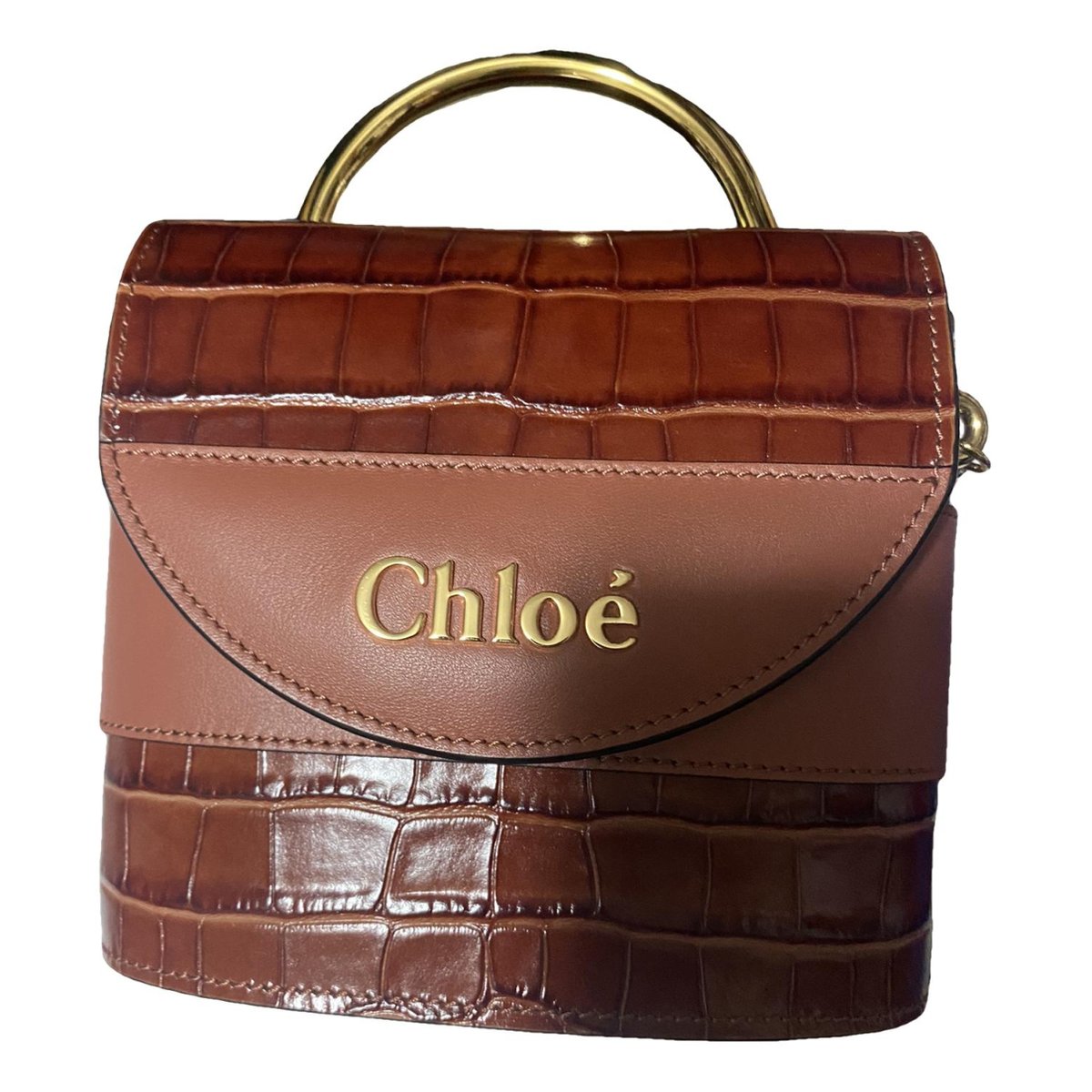 Aby Lock leather handbag