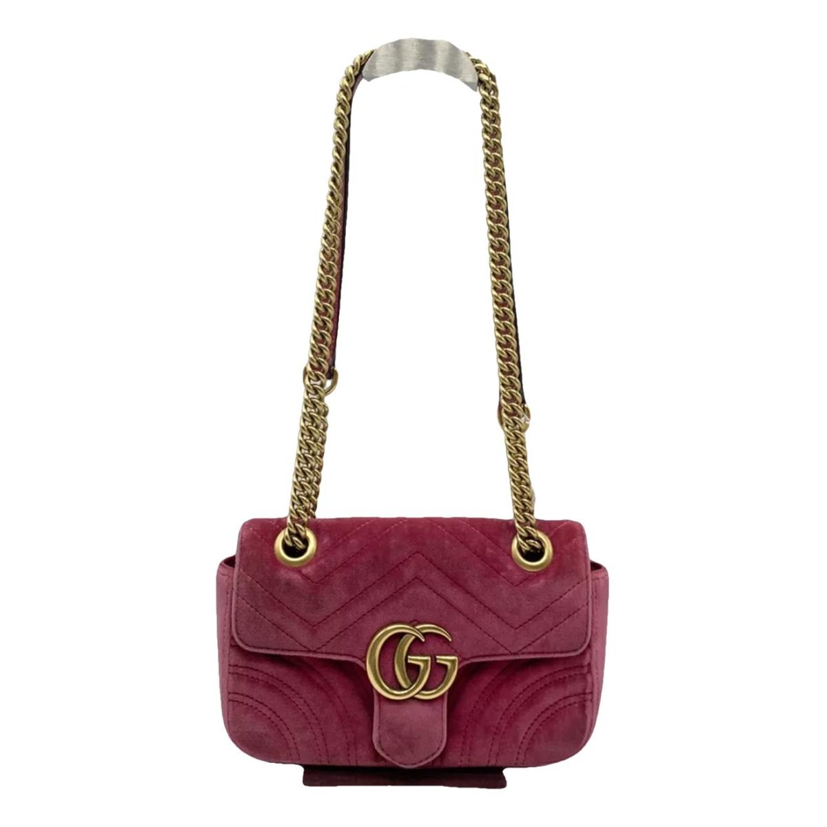 GG Marmont Flap velvet crossbody bag