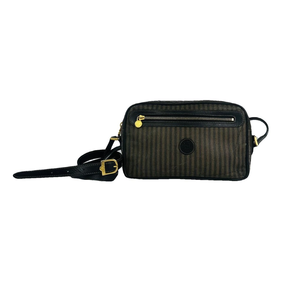 Baguette leather crossbody bag