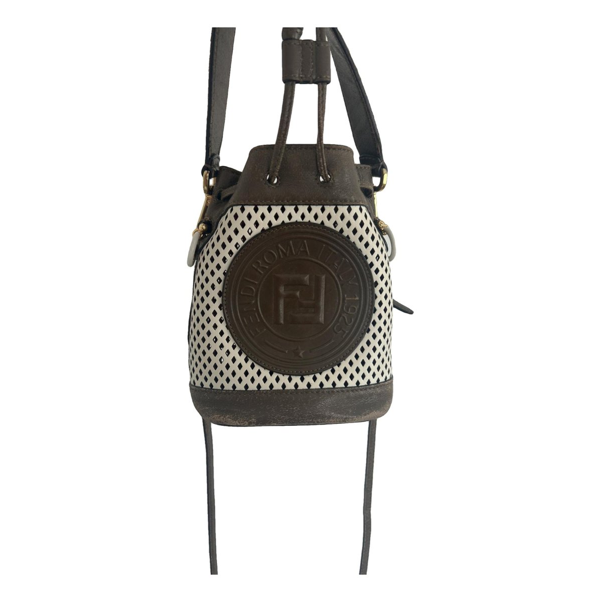 Palazzo Bucket leather crossbody bag