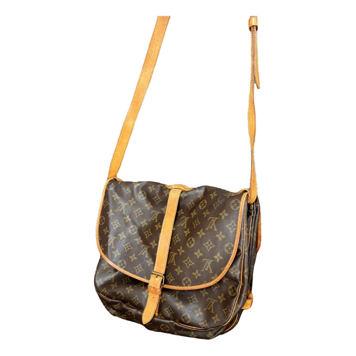 Saumur leather crossbody bag