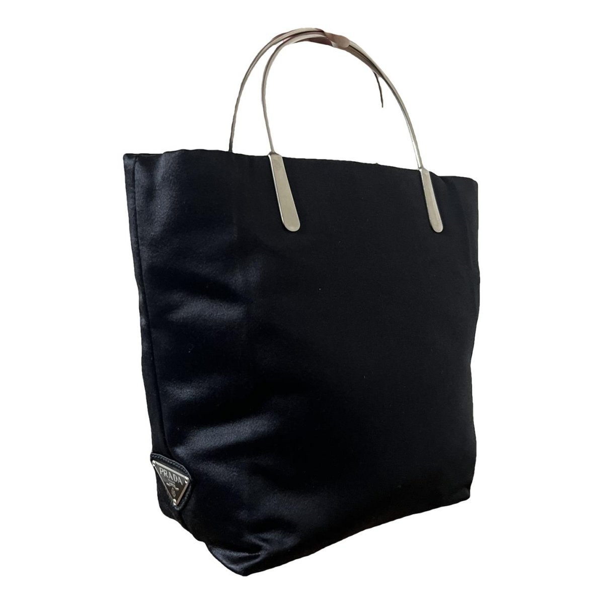 Tessuto Metallo cloth handbag