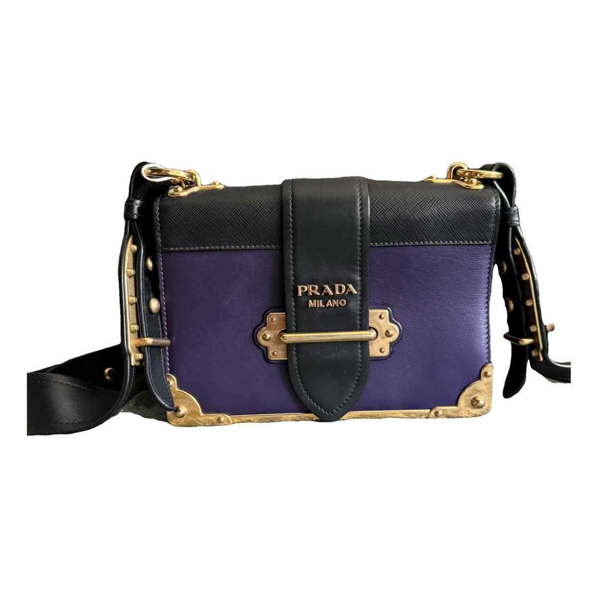 Cahier leather crossbody bag