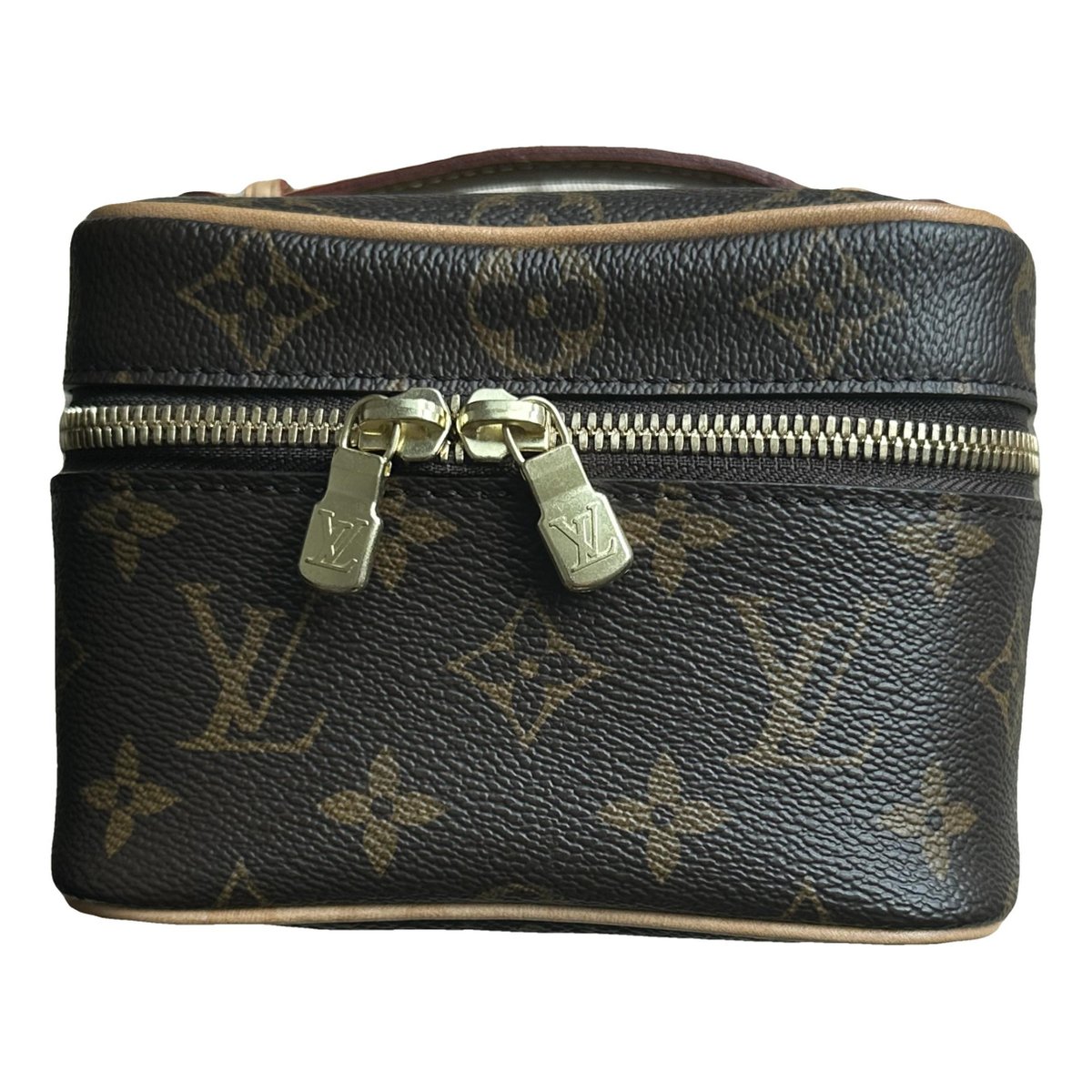 Vanity leather handbag