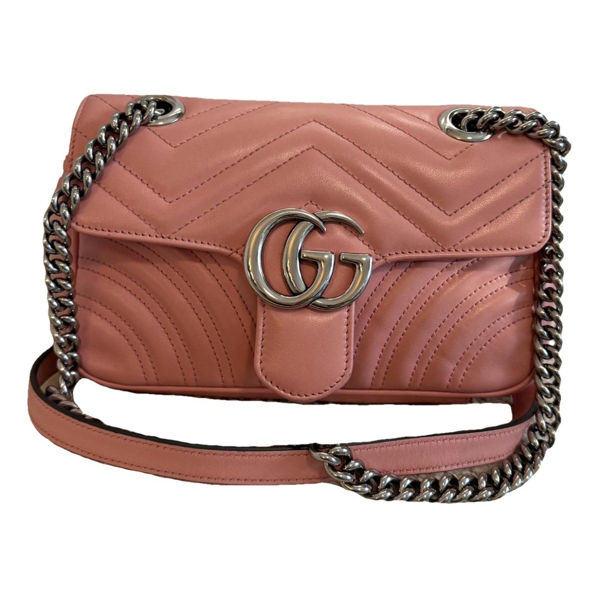 GG Marmont Flap leather crossbody bag
