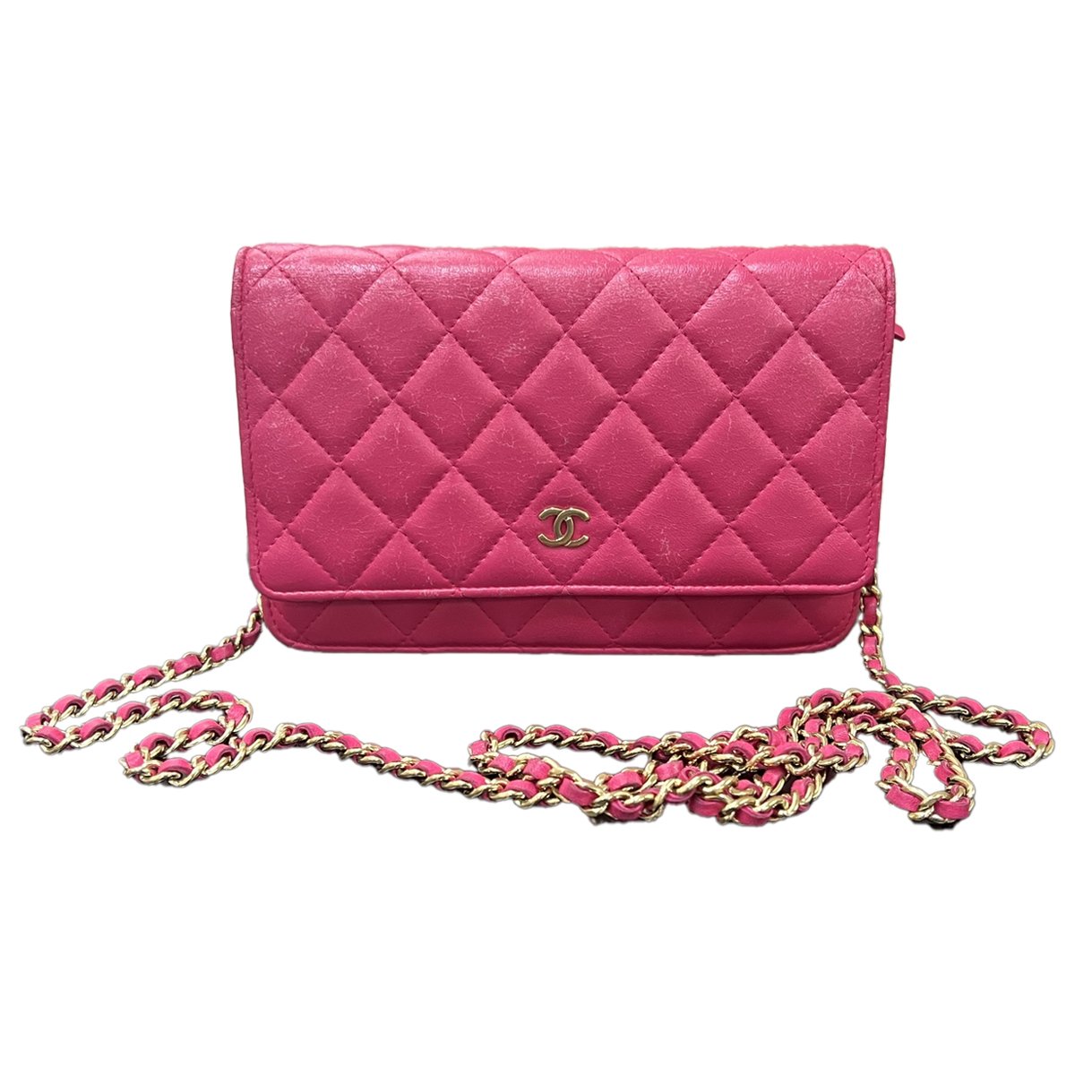 Wallet On Chain Timeless/Classique leather crossbody bag