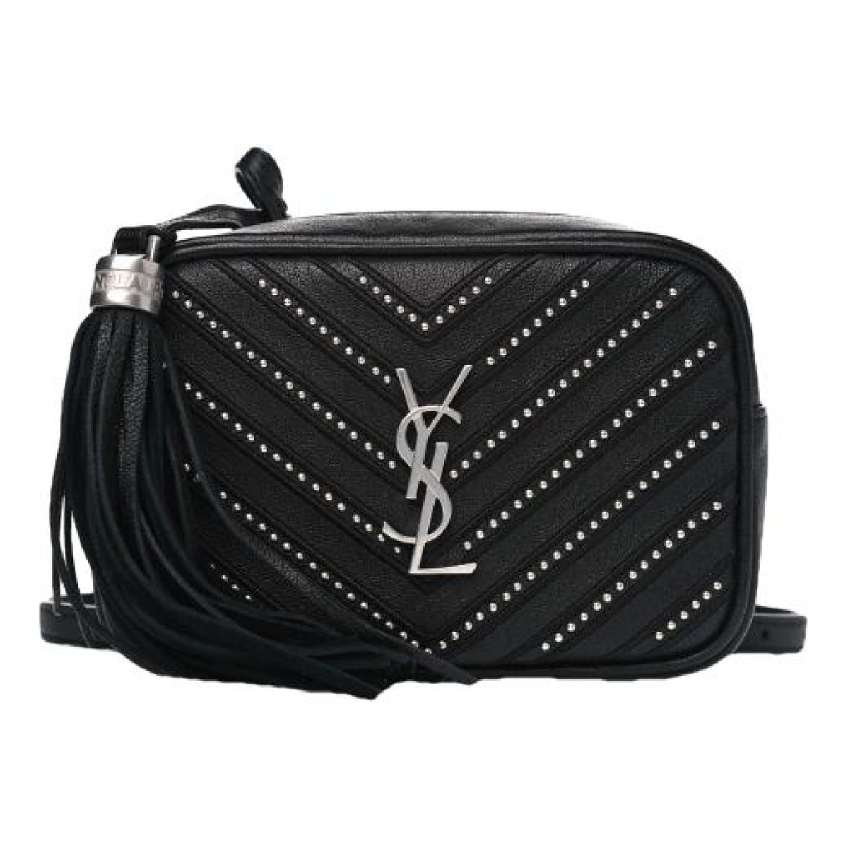 Loulou leather clutch bag