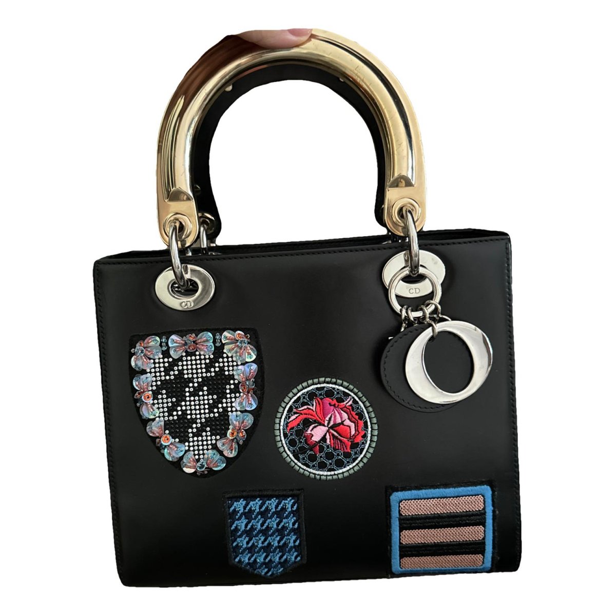 Lady Dior leather handbag