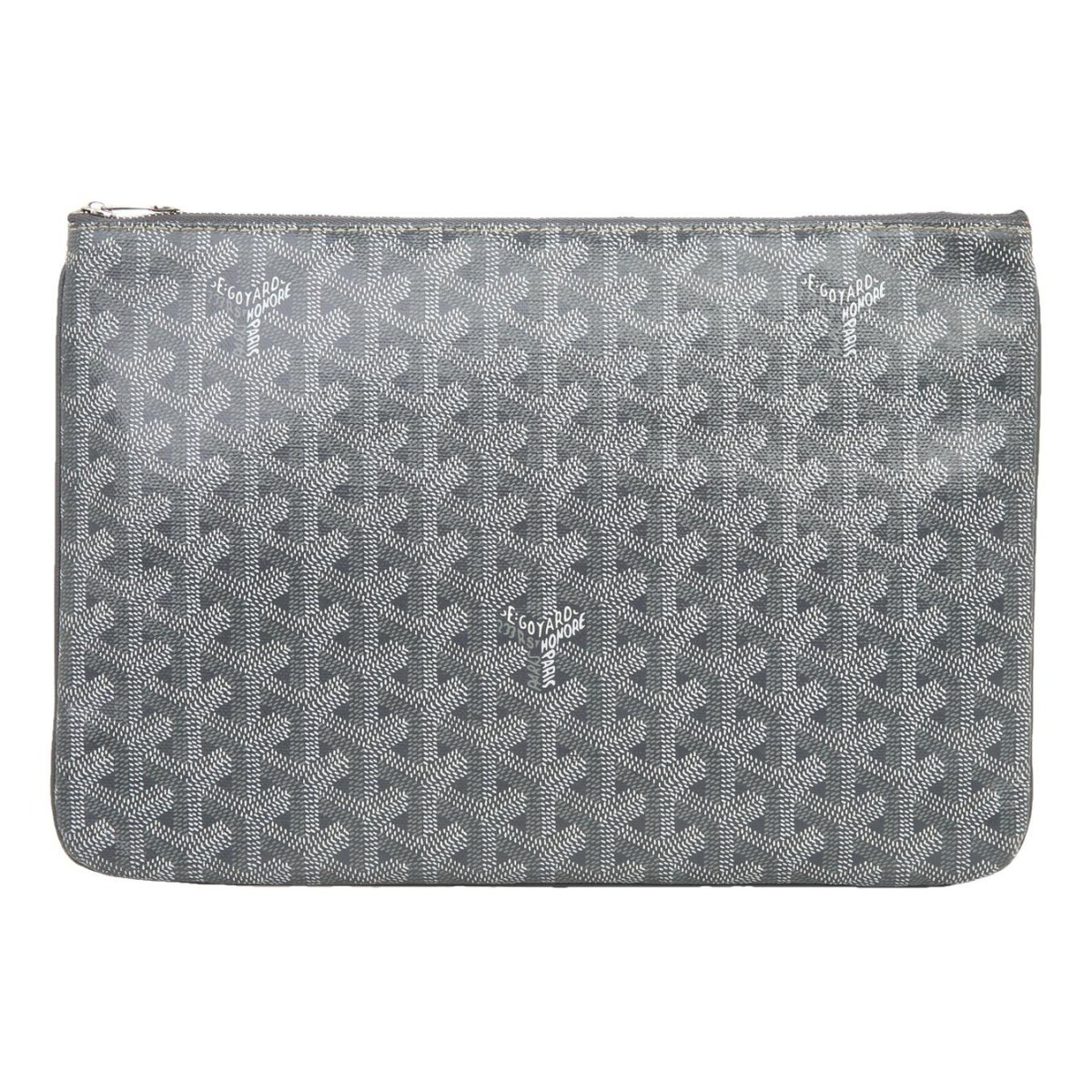 Sénat leather clutch bag