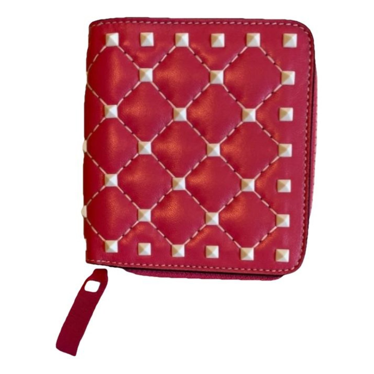 Rockstud leather wallet