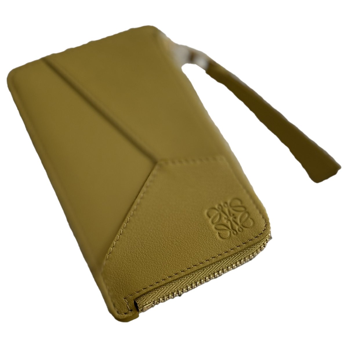 Puzzle leather card wallet