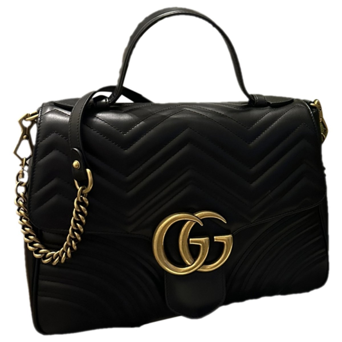 GG Marmont Flap leather handbag