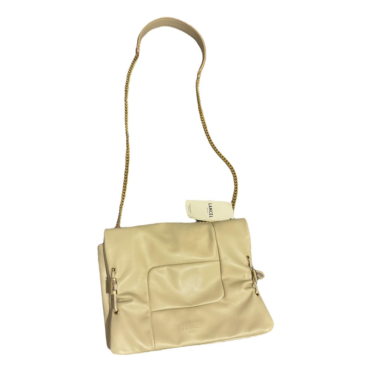 Nine leather clutch bag