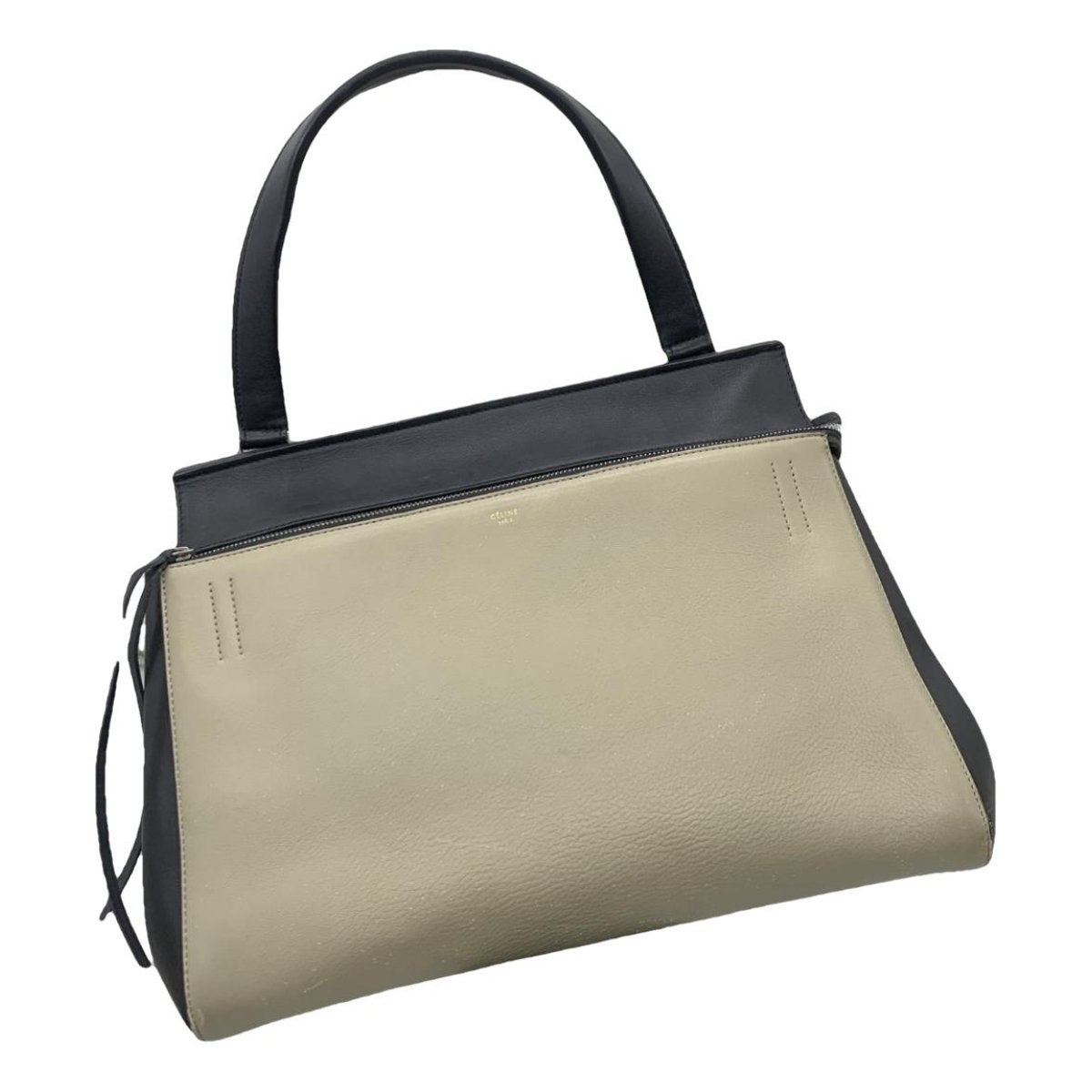 Edge leather handbag