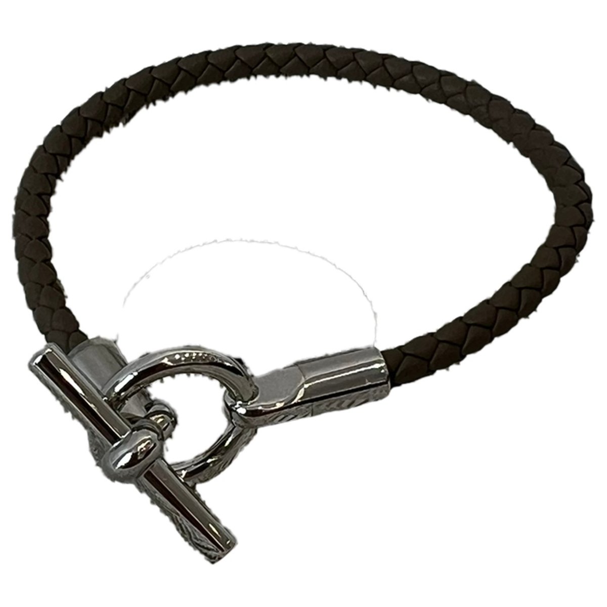 Chaîne d'Ancre Verso leather bracelet