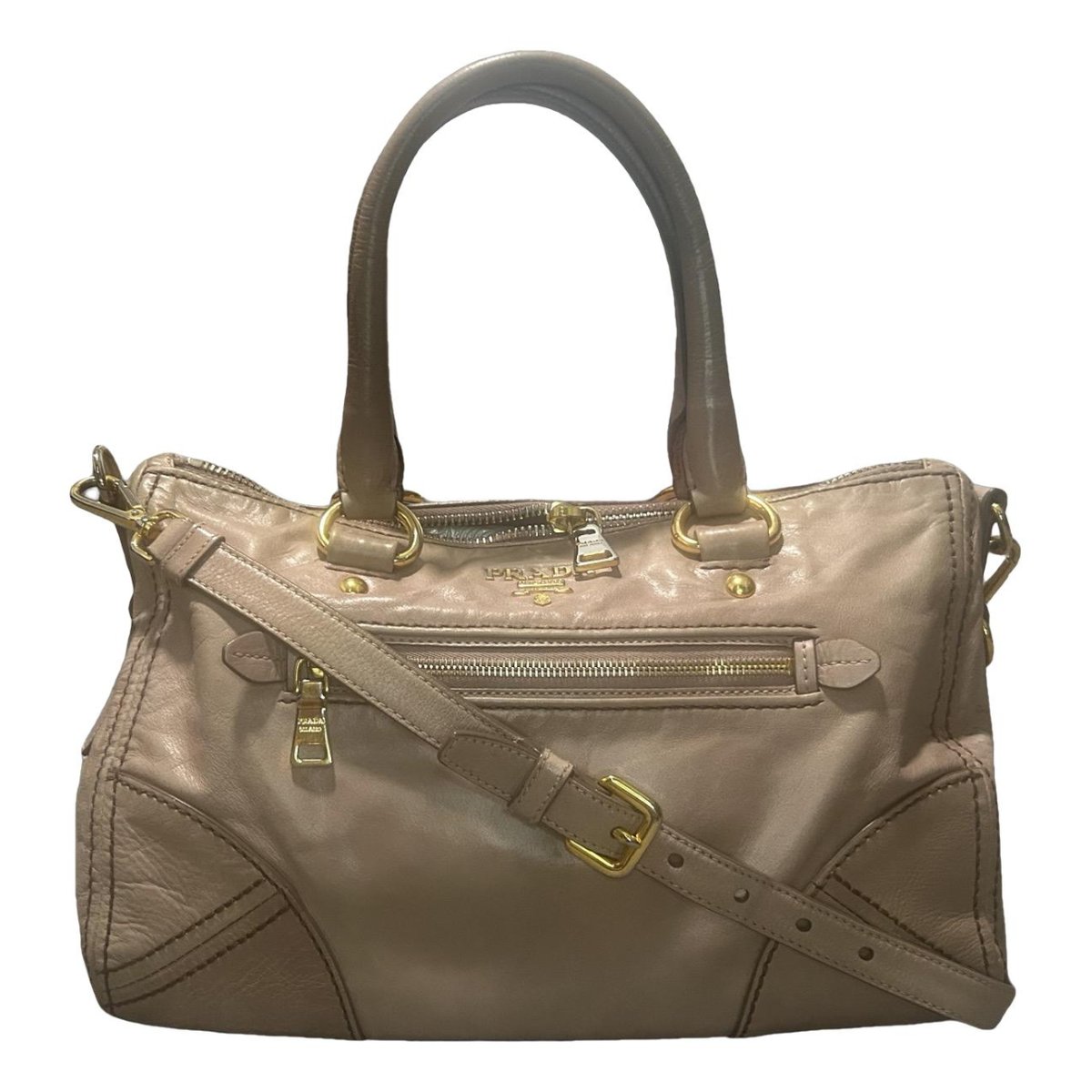 Prada Pocket leather crossbody bag