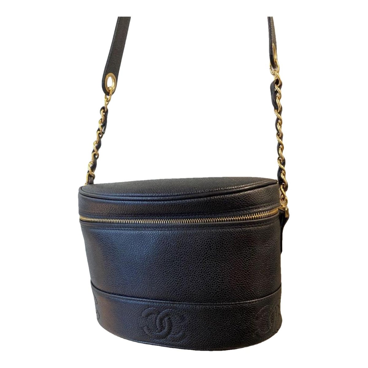 Vanity leather crossbody bag