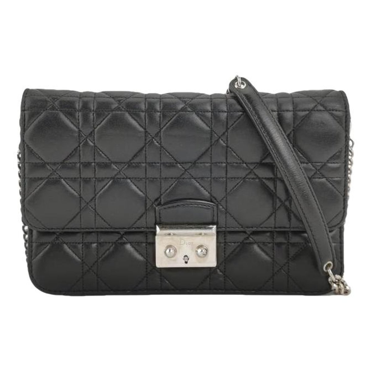 Miss Dior leather crossbody bag