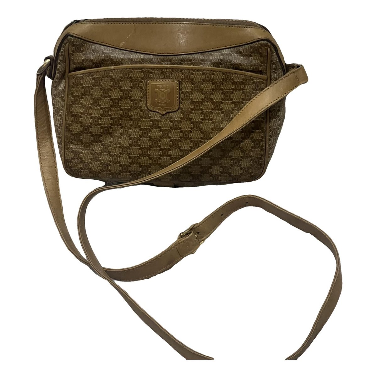 Triomphe Maillon Chain leather crossbody bag
