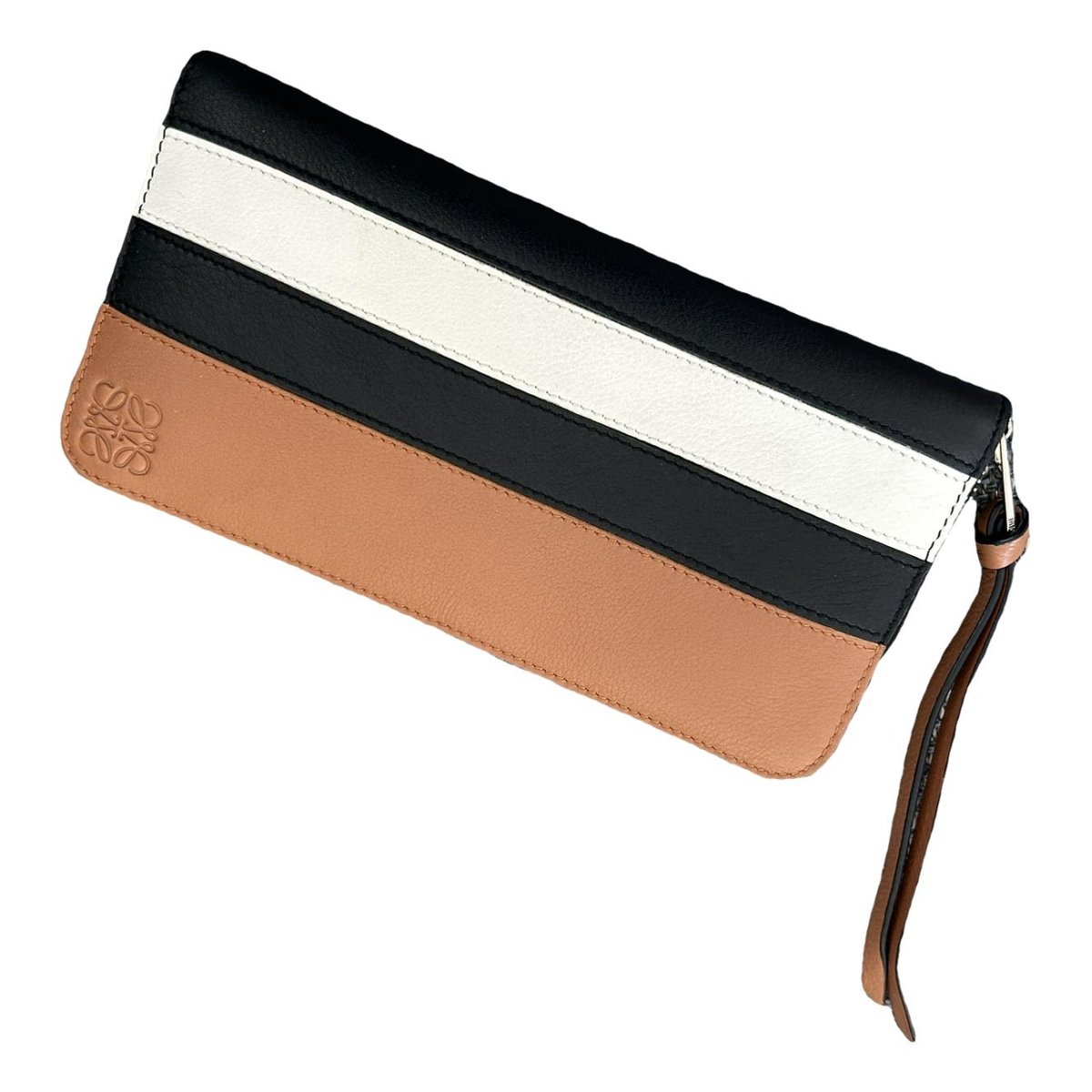 Puzzle leather purse