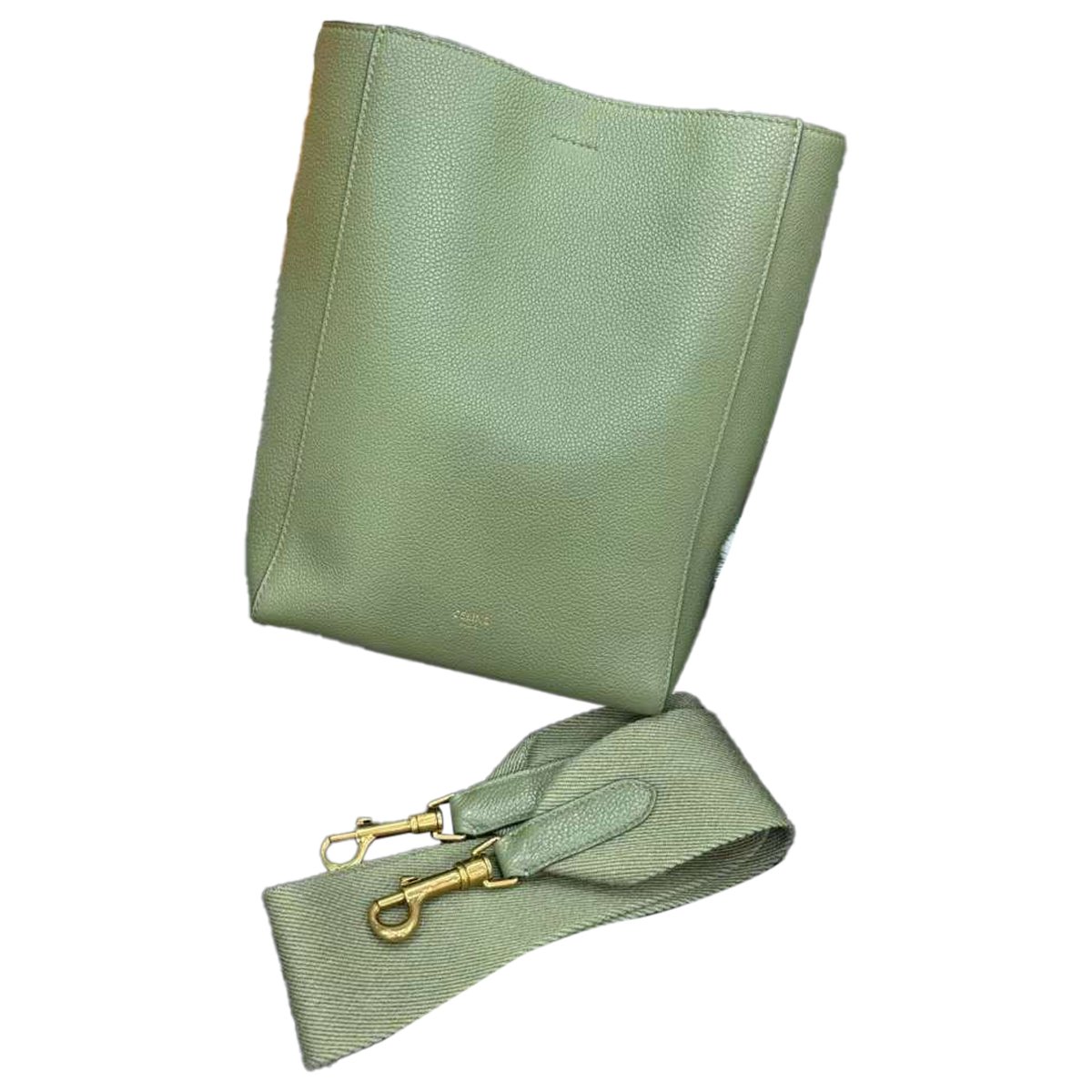 Seau Sangle leather tote